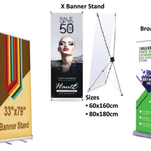 ROLL UP & X BANNER STAND | JS 989