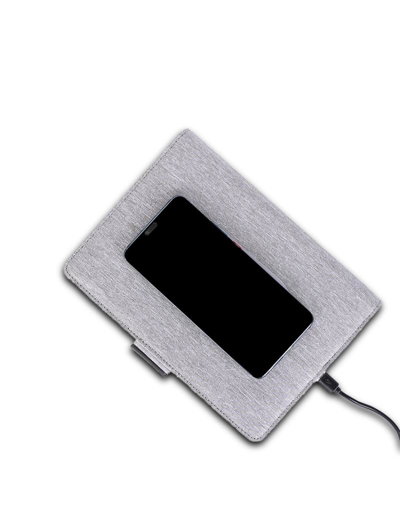 E3112 | CHARGE NOTE – A5 Wireless Charger Notebook with NFC Technology and 5000mAh Power Bank - Image 5