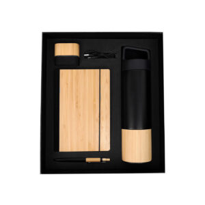 HK21  GS047 - Bamboo Black Corporate Gift Box