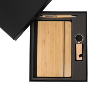 HK26 | GS058 - Black Bamboo Corporate Gift Box