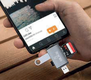 OLG CR001 Multifunctional 6 In 1 Adapter SD Card Reader