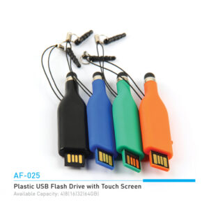 AF 025 PLASTIC USB FLASH DRIVE WITH TOUCH SCREEN