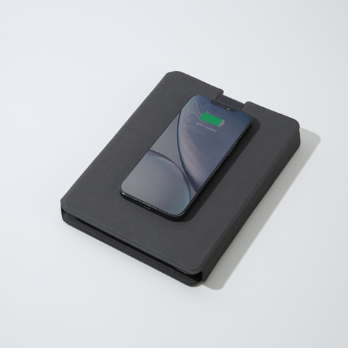AO 34 EXECUTIVE HI-TECH PORTFOLIO POWERBANK WITH WIRELESS CHARGING LIGHT UP LOGO - Image 3