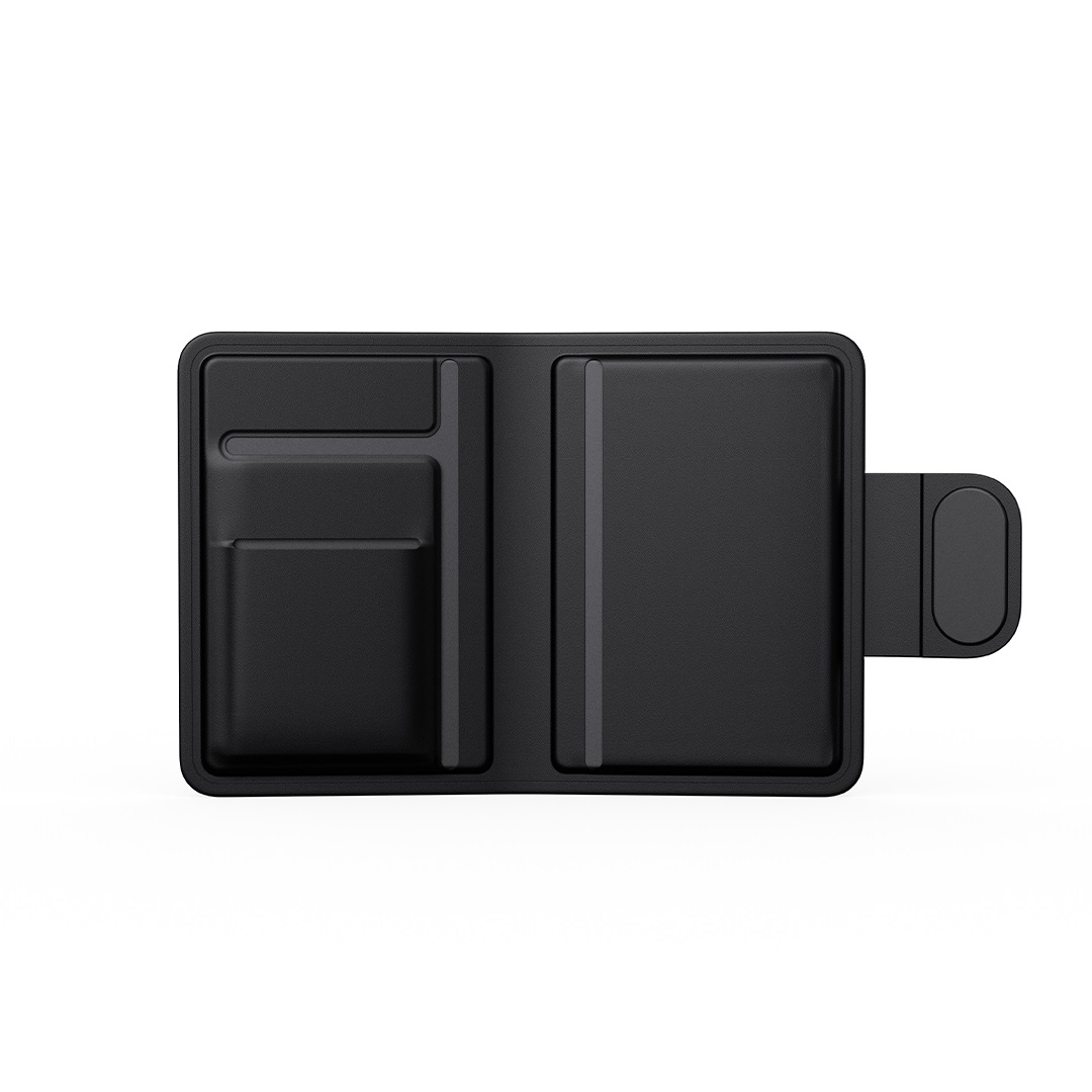 E3294 | FINDY PASSPORT PRO | Sleek Recycled PU Leather Passport Holder with Dual Findy Tracking for Apple Find My & Google Find Hub - Image 4