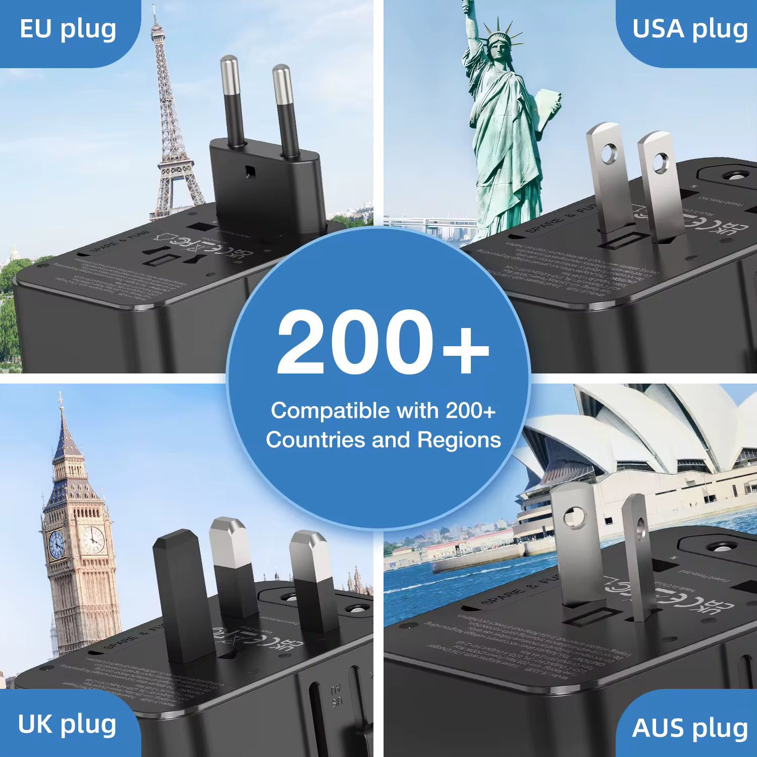AD 14 UNIVERSAL TRAVEL ADAPTER - Image 8