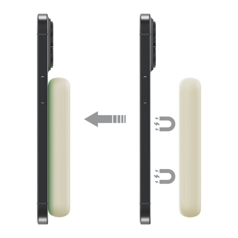 E2057 | CAIRO MAGPOWER | Premium MagSafe Power Bank with 15W Wireless Charging - Image 4