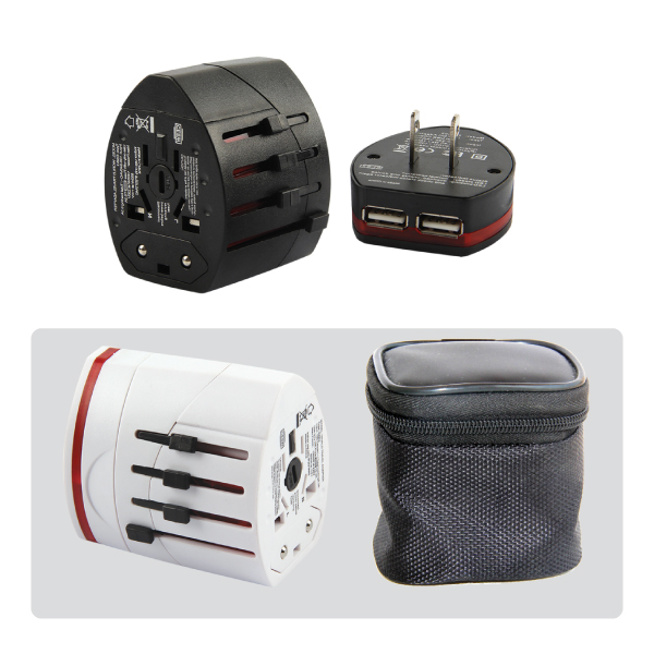 AD 01 DUAL USB TRAVEL ADAPTER CONVERTER PLUG - Image 3