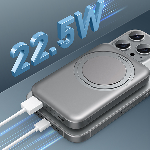 E2051 | POWER STAND: 3-in-1 MagSafe Power Bank – 10,000mAh with Smart Charging and Stand - Image 5