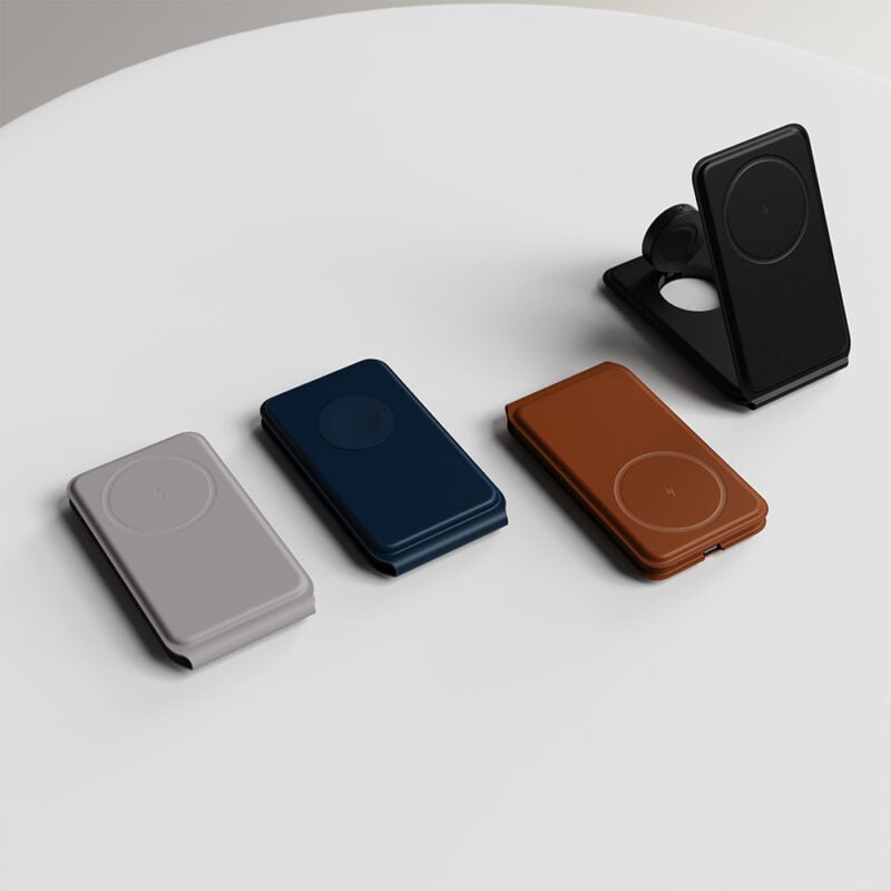 E3297 | 3n1 MAGBOLT PRO | Compact Foldable 3-in-1 Wireless Charger with 15W Fast Phone Charging & Dual Watch Compatibility