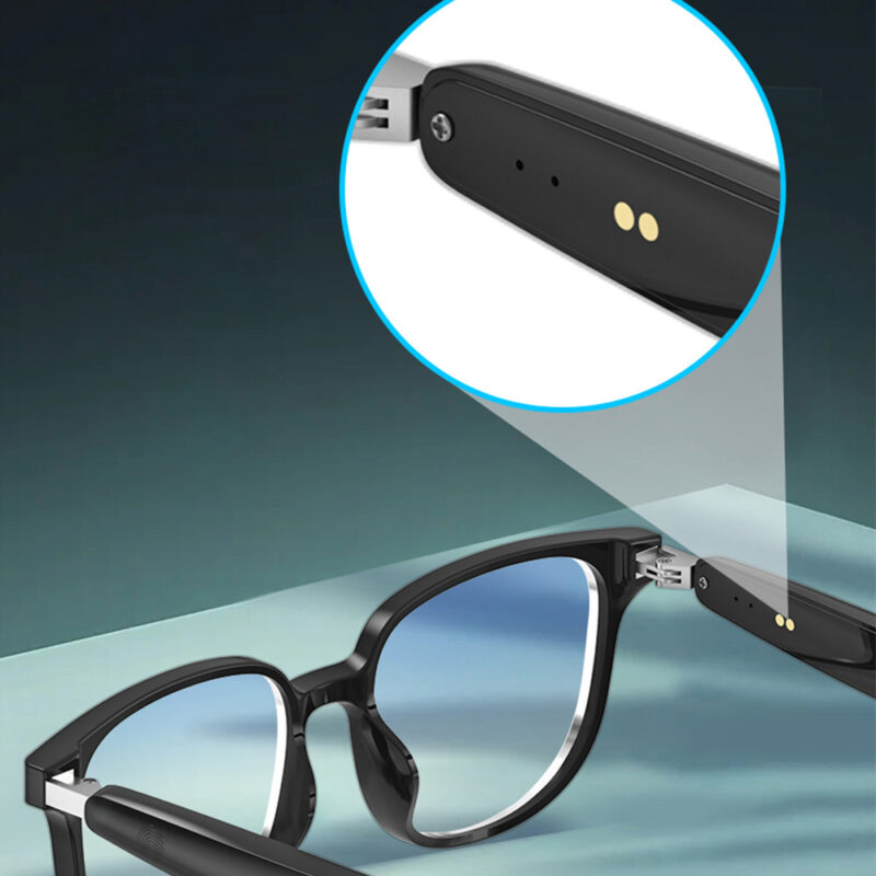 E5106 | AI-GLASS | Smart Clear Glasses with AI Chat, Language Translation, Removable Prescription Lenses & Bluetooth Connectivity - Image 5
