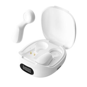 E5108 | BUDSY | Compact TWS Bluetooth 5.4 Earbuds with 13mm Stereo Speakers, Touch Controls & Digital Battery Display