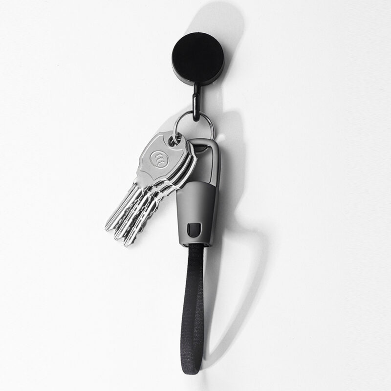 E5110 | KEYHOLE | Compact Zinc Alloy USB-C to USB-C Cable with 60W Fast Charging, Data Transfer & Stylish Keychain Design - Image 3