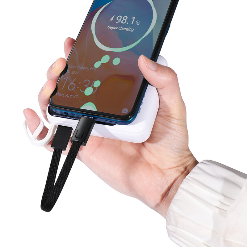 E5110 | KEYHOLE | Compact Zinc Alloy USB-C to USB-C Cable with 60W Fast Charging, Data Transfer & Stylish Keychain Design - Image 4