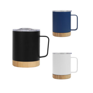 HK3-HYDRO - Bamboo Base Stainless Steel Mug