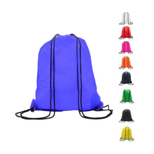HK37-TWINE - Draw String Bag with Leather corner