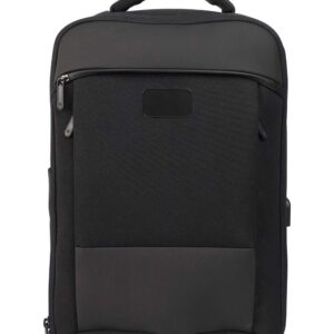 HK 25 - PRIMA - Black Leather Backpack