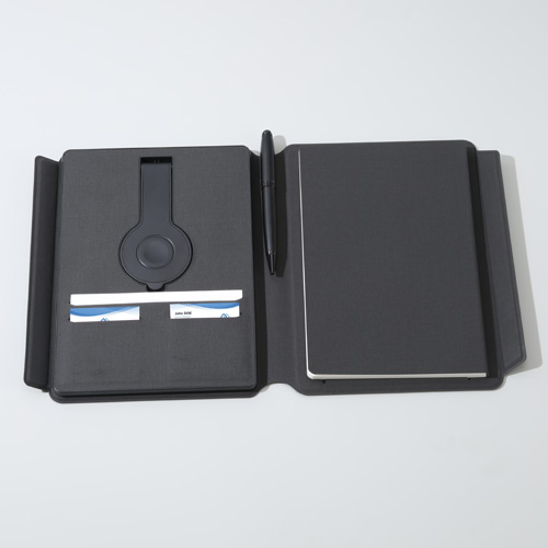 AO 34 EXECUTIVE HI-TECH PORTFOLIO POWERBANK WITH WIRELESS CHARGING LIGHT UP LOGO - Image 6