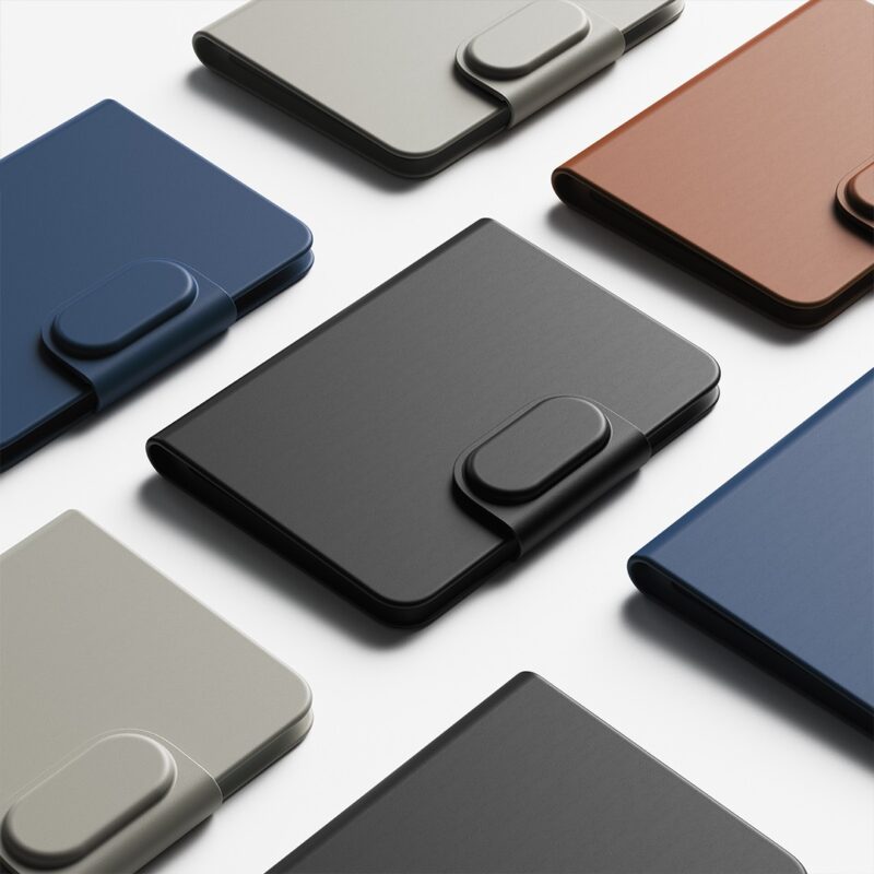 E3294 | FINDY PASSPORT PRO | Sleek Recycled PU Leather Passport Holder with Dual Findy Tracking for Apple Find My & Google Find Hub - Image 2