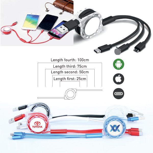 ACB 12 FLEXIBLE 3 IN1 USB CHARGING CABLE - Image 4