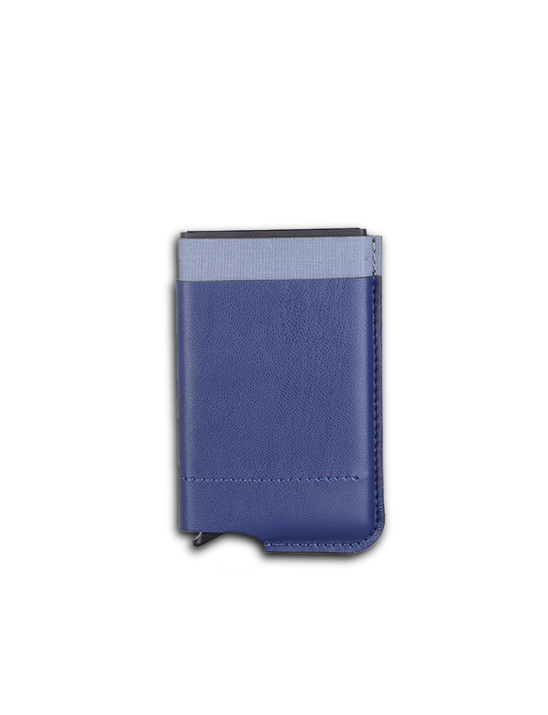 E3149 | RFID M-CARDHOLD – Secure PU Card Holder with External Pocket for Cash and Cards - Image 3