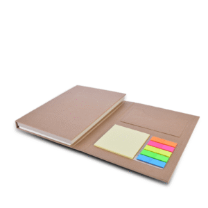 E6018 | TRI-FOLD STATIONERY SET – All-in-One Stationery Organizer with Craft Paper Cover
