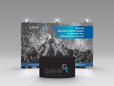 Scene show Podium for presentations on the gray background. Vector illustration